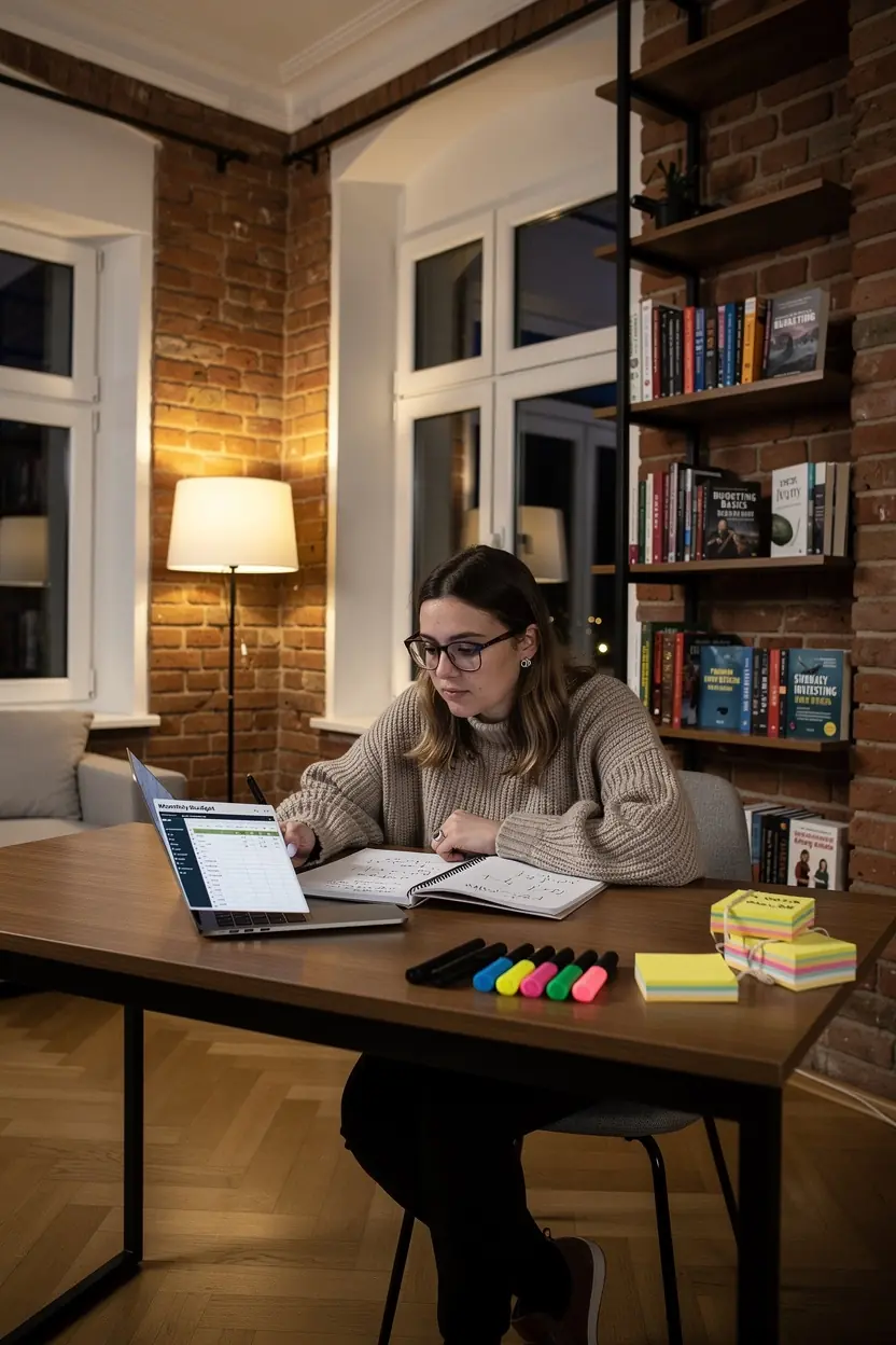 Költségvetés-tervezési workshopon részt vevő emberek, akik tanulnak.